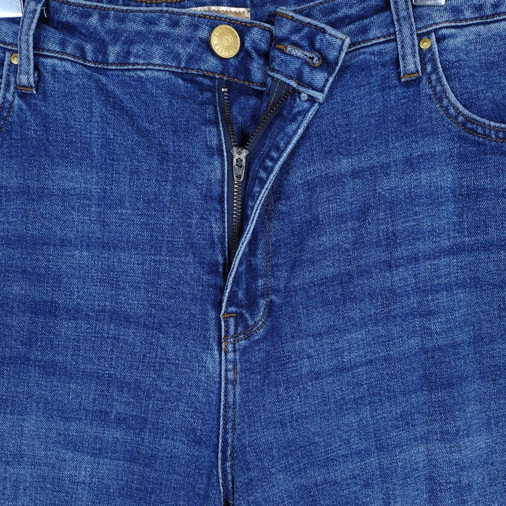 KUT from the Kloth Sienna Wide Leg High Rise Blue Denim Jeans Womens 16 RN 58539 - Picture 3 of 9